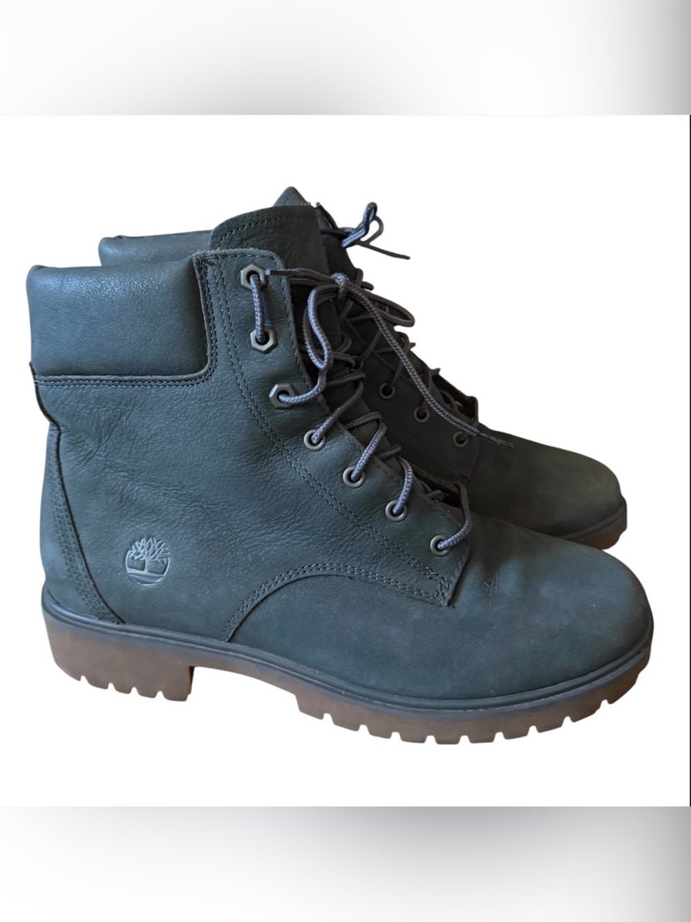 Timberland Women's Jayne 6” Waterproof  Nubuck Lace-Up Ankle Boots